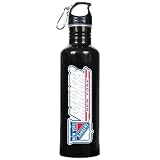 Stainless Steel Water Bottle - New York Rangers Black