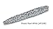 BG247 Mosaic Pearl White Crystal Rhinestone Roller Ball Pens | 5-Pack