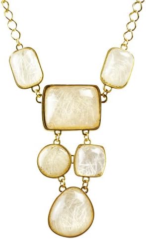 Ivory Bib Necklace Cream White Bib Necklace Ivory Bubble Jewelry Cluster Necklace (Fn0562-Ivory) (Ivory)