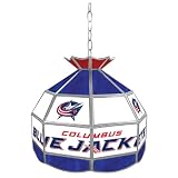 Trademark NHL Columbus Blue Jackets stained glass Tiffany lamp - 16 in