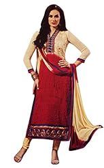 Embroidered Chiffon/Georgette/Silk/Shantung  Dress