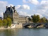IMAGE OF Pont Royal and the Louvre Museum, Paris, France Photographic Poster Print by Lisa S. Engelbrecht, 48x64