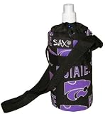 K State Kansas State University Logo Water Bottle Holder Sport Bottles - GIFT IDEA for Fitness Golf Golfers Soccer Workout Gifts and Gift Ideas For Him Her Athletes Man Men, Women, Ladies Alumni Runners Joggers
