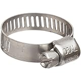 Precision Brand M-S Series Micro Seal, Miniature All Stainless Worm Gear Hose Clamp