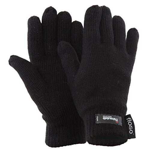 FLOSO® Ladies/Womens Thinsulate Thermal Knitted Gloves (3M 40g)