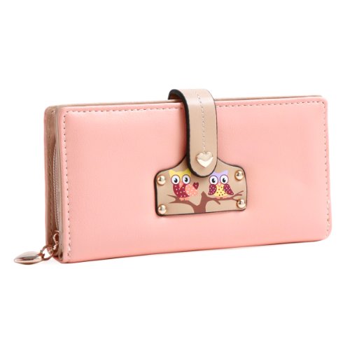 Damara Women Large Practical Wallet Snap Closure Purse