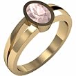 14K Yellow Gold Morganite Ring