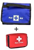 救急 セット FIRST AID KIT ご自宅 車 旅行 職場 に備えましょう 色選べます (ブルー) 道