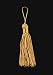 5 each -- 3 inch Gold Tassel