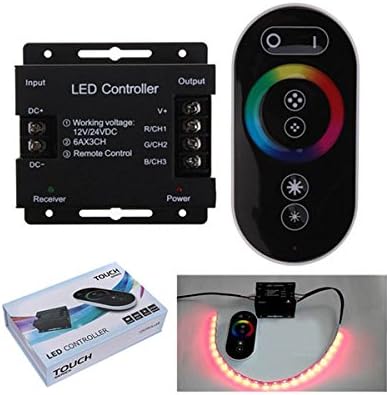 12V Touch Dimmable Remote Wireless RF Controller For Led RGB Strip