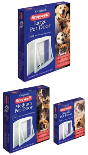 Staywell Premium Pet Door : Size SMALL – WHITE