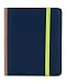 M-Edge Canvas Trip Jacket for Apple iPad - Navy Blue with Lime Green