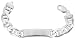 Large Sterling Silver Mariner Link ID Bracelet, 1/2 (12.5mm) wide, NICKEL FREE