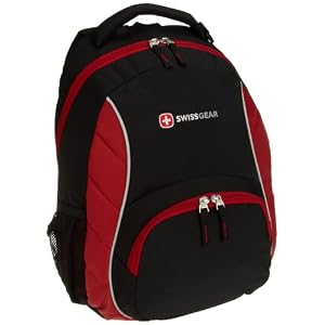 Swiss Gear SA1225 Black/Swiss Red/Grey Backpack
