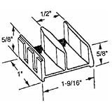 Prime Line Prod. 192971 Shower Door Bottom Guide
