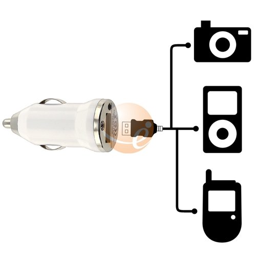 MINI CAR CHARGER USB 3G 3GS