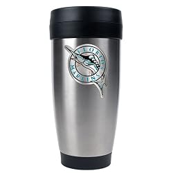 Florida Marlins Stainless Steel Travel Tumbler -Primary Logo MLB Baseball