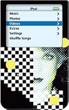 Checker Punk - Apple iPod video 30GB Hard Case iJacket - Shock Absorbent Hard Protective Faceplate Cover + FREE iPod video Screen Protector Shield