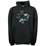 Reebok San Jose Sharks Black Primary Logo Hoody Sweatshirt