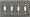 SATIN NICKEL Switchplates Outlet Covers, Rocker, GFCI 4 Toggle