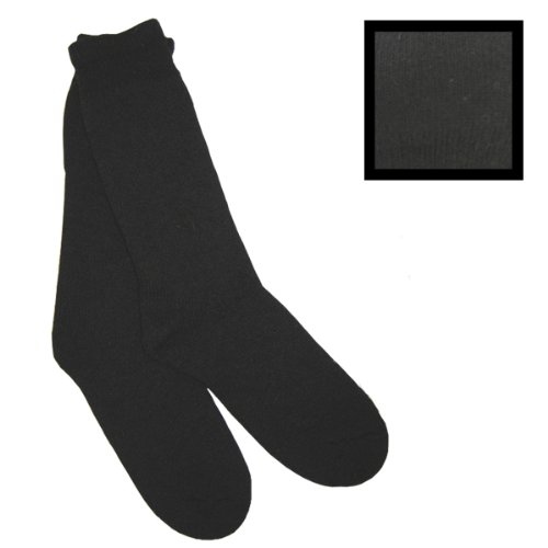 Womens Black Thermal Wool Socks Style 1244