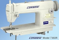 Consew 7360R - Ultra High Speed, Single Needle, Drop Feed Lockstitch Machine