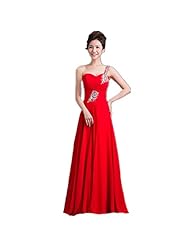 One Shoulder Fitted Prom Dress/Wedding Party Dress 