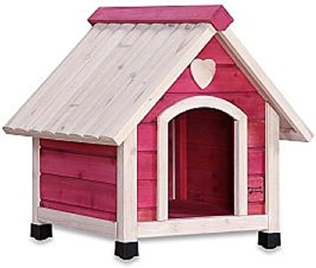 1.8 ft. L x 1.85 ft. W x 1.9 ft. H Arf Frame Pink Extra Small Dog House