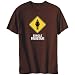 T-Shirt Mens Brown " Pakistani GIRL SINGLE " Countries Large