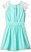 Amy Byer Girls' Big Lace Cap Sleeve Dress with Self Belt
