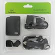 3n1 Combo Flip Leather Carrying Case wiht Belt Clip - Bundle with Home Travel Wall Charger and 12v Car Charger for Apple iPod 3rd Generation Nano 3 , BLACK