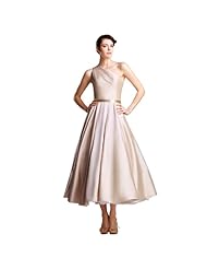 A-line Polyester/Taffeta/Tulle One Shoulder Sleeveless Ruched Wedding Dress 