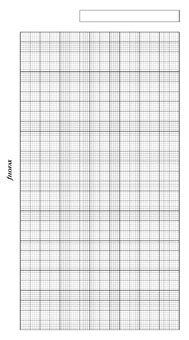 Filofax Papers Graph Notepaper mm&cm Personal Size - FF-131401