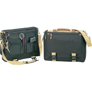 Two-Tone Deluxe Expandable Briefcase