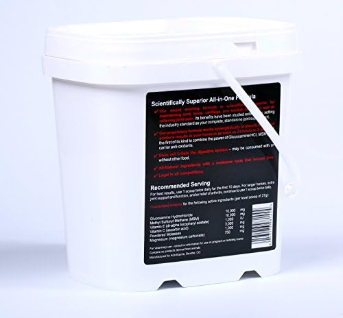 ActivEquine Ultimate Joint Supplement for horses 4 lb - Leading All in One, Scientifically Proven Formula that is Fast Acting - Strong Glucosamine and Vitamins - 100% Satisfaction Guarantee