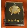 STAR TREK COMMUNICATOR + RANK PIN SET 6teilig im Etui