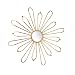 Cleopatra Antique Gold Leaf Sunburst Loop Iron Mirror
