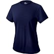 Women's Wicking Crew Neck Tee, Navy