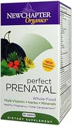 New Chapter Organics Perfect Prenatal Full Trimester Vitamin Tablets, 270-Count