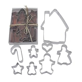 R & M Gingerbread House Cookie Cutter Set