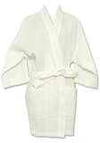 Pendergrass Women's Spa White Waffle Kimono Robe