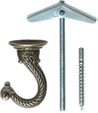 OOK 50332 Jumbo Swag Hook with Hardware, Antique Brass