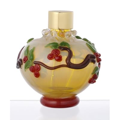 ミニ骨壷(ガラス骨壷)光のしずく ピーチ(高さ5.5cm×直径4.8cm)◆分骨つぼ・骨壺・遺骨入れ◆手元供養【P.S付】