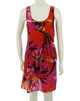 Trina Turk Silk Scoop Neck Dress