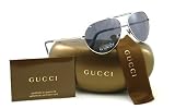 AUTHENTIC GUCCI SUNGLASSES GG 1905 011EG SILVER GG1905