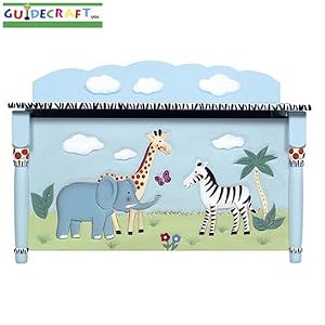Kid's Toy Box Chest Storage - Safari Collection