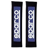 Sparco 01090S3N 2 Black Racing Seat Belt Harness Pad