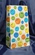 Paper Favor Treat Goody Luau Party Gift Bags - Smiley Faces (10 Bags)