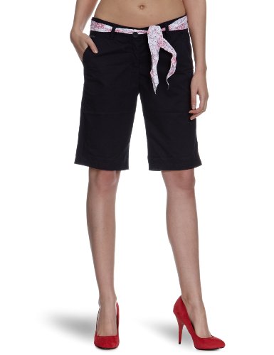 TOM TAILOR Polo Team Damen Bermuda, 64002640073/polo team bermuda w. belt, Gr. 40, Blau (6 Preisvergleich