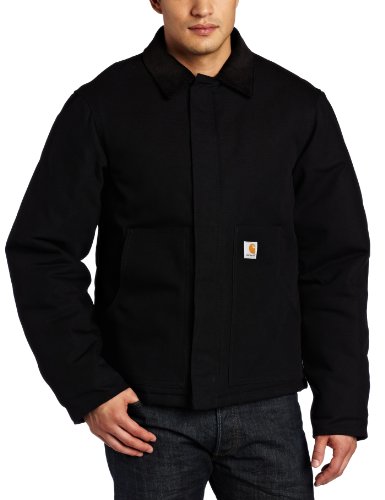 Best Review !!!! for Carhartt Men's Tall Duck Traditional Jacket, Black, X-Large